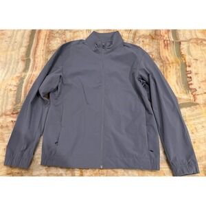 Lululemon Mens Zeroed In Track Jacket Gray Full Zip Long Sleeve Activewear XS